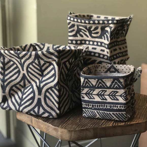 Set of 3 Jute Baskets